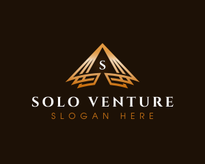 Triangle Finance Pyramid logo design