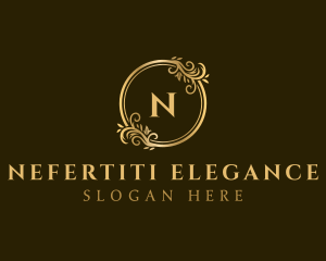 Decorative Floral Ornament logo design