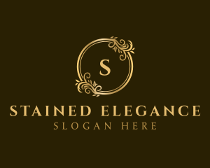 Decorative Floral Ornament logo design