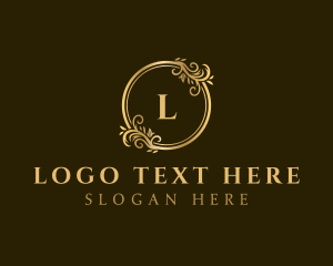 Furniture - Decorative Floral Ornament logo design