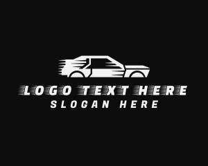 Car Dealership - Fast Racing Car logo design