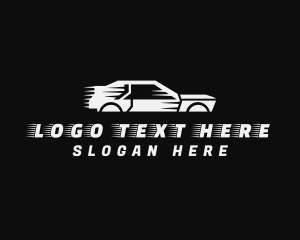 Fast Racing Car Logo