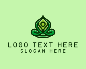 Meditation - Yoga Meditation Spa logo design