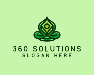 Yoga Meditation Spa logo design