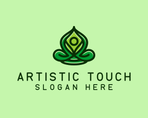 Yoga Meditation Spa logo design