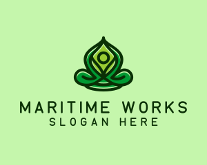 Yoga Meditation Spa logo design