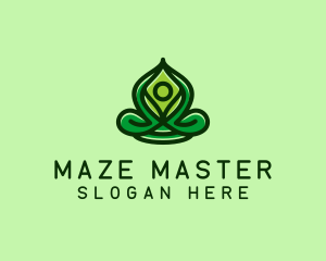 Yoga Meditation Spa logo design