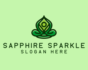 Yoga Meditation Spa logo design