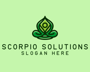 Yoga Meditation Spa logo design