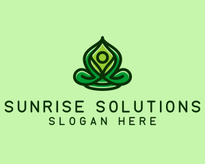 Yoga Meditation Spa logo design