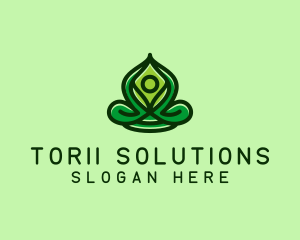 Yoga Meditation Spa logo design