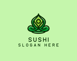 Yoga Meditation Spa logo design