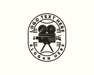 Tripod - Studio Camera Film logo design
