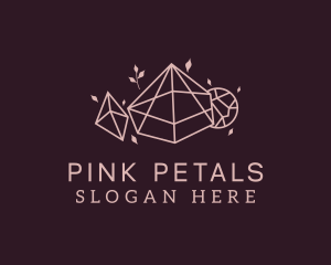 Pink Precious Gems logo design