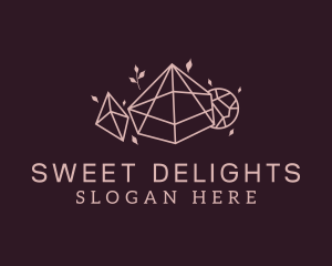 Pink Precious Gems logo design