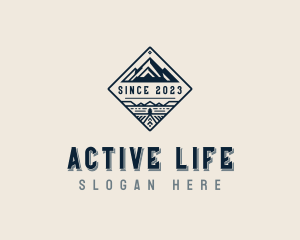 Active Gear Mountaineering logo design