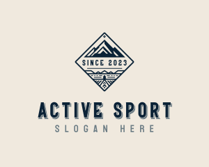 Active Gear Mountaineering logo design