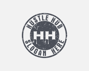 Rustic Hipster Graffiti logo design