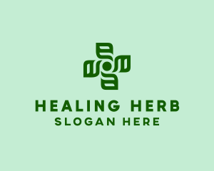 Green Herbal Medicine  logo design