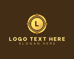 Bitcoin - Digital Tech Coin logo design