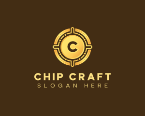 Chip - Digital Tech Coin logo design