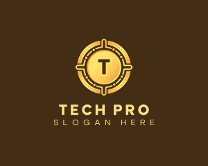 Processor - Digital Tech Coin logo design