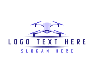 Vlogger - Drone Tech Camera logo design