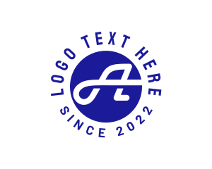 Typography - Retro Marketing Company Letter A logo design