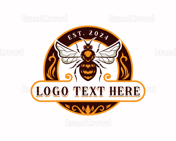 Bee Apiary Hornet Logo