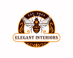 Bee Apiary Hornet Logo