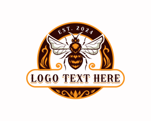 Bee Apiary Hornet Logo