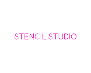 Stencil - Fashion Boutique Wordmark logo design