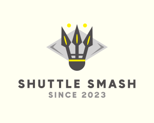 Badminton Shuttlecock Competition logo design