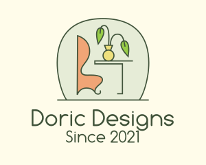 Home Plant Desk logo design