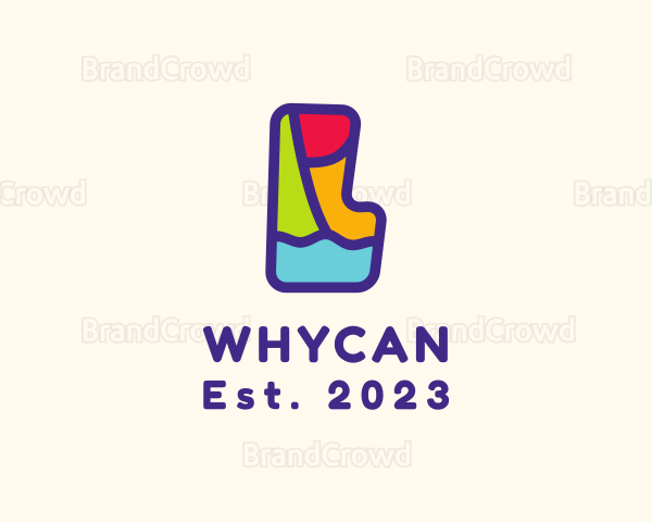 Colorful Letter L Logo