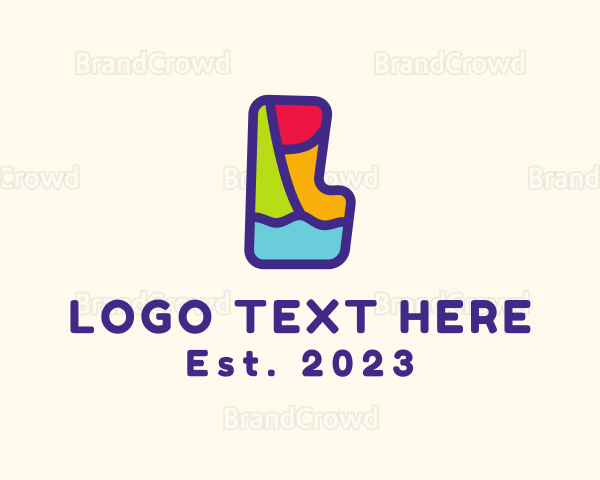 Colorful Letter L Logo