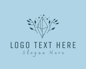 Luxury - Premium Gemstone Jewelry Crystal logo design