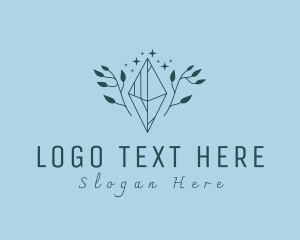 Luxurious - Premium Gemstone Jewelry Crystal logo design