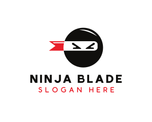 Ninja Mask Face logo design