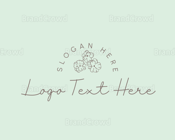 Elegant Feminine Flower Logo