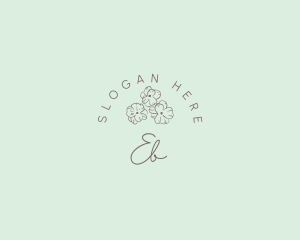 Elegant Feminine Flower logo design