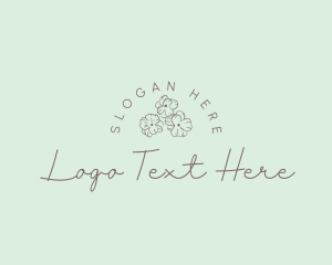 Elegant Feminine Flower Logo