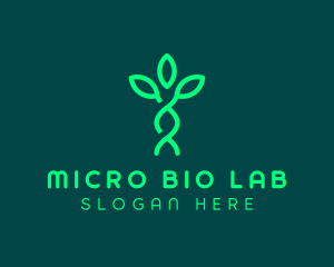 Biotech DNA Plant logo design