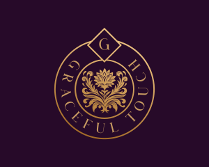 Elegant Floral Boutique logo design