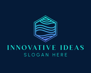 Creative - Creative Hexagon Wave logo design