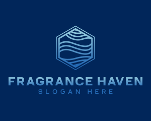 Creative Hexagon Wave logo design