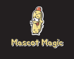 Mascot - Hot Dog Mascot logo design