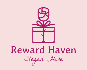 Rewards - Rose Box Gift logo design