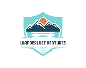 Travel Getaway Mountain logo design