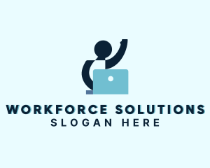 Employee - Freelancer Employee Recruitment logo design